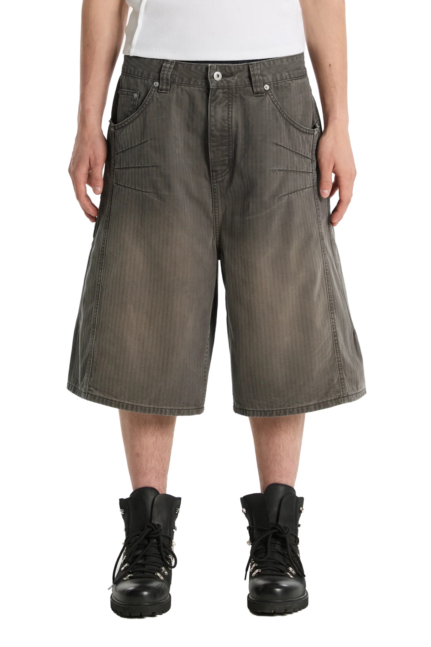 Trendt Vision Herringbone Shorts Brown Trendt Vision Herringbone Shorts Brown