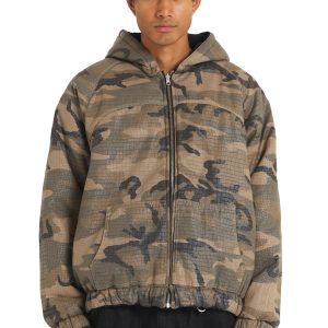 Reversible Raw Denim / Camo Jacket