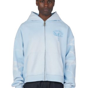 Trendt Vision Baby Blue Zip Hoodie