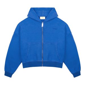 Trendt Vision Blue Logo Zip Hoodie