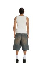 Ribbed Tank Top White
