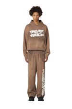Trendt Vision Brown Logo Hoodie