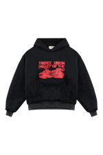 Black Double Layered Hoodie