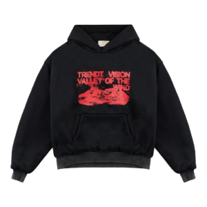 Black Double Layered Hoodie