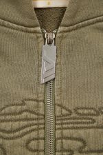 Trendt Vision Olive Zip Hoodie