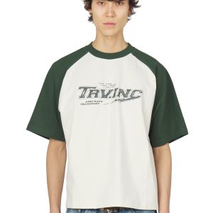 Trendt Vision Green Raglan Tee