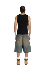 Trendt Vision Ribbed Tank Top Black